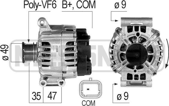 ERA 210828 - Alternator autospares.lv