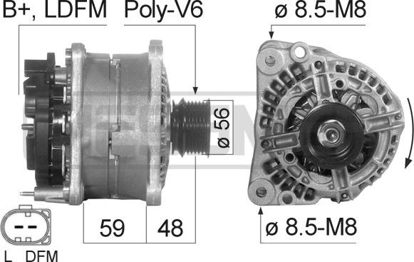 ERA 210823 - Alternator autospares.lv