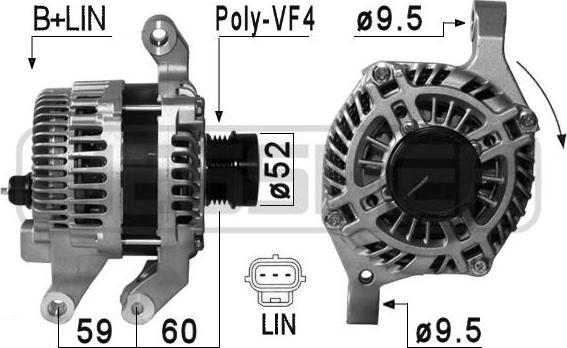 ERA 210879 - Alternator autospares.lv