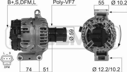 ERA 210399R - Alternator autospares.lv