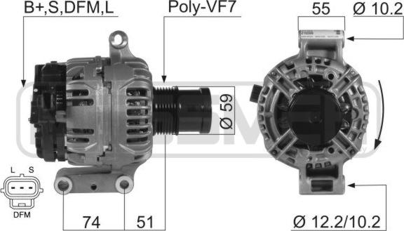 ERA 210399A - Alternator autospares.lv