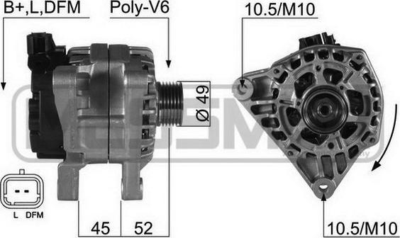 ERA 210396 - Alternator autospares.lv