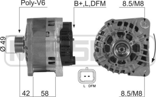 ERA 210390A - Alternator autospares.lv