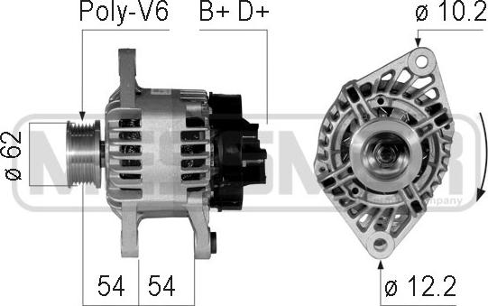 ERA 210344 - Alternator autospares.lv