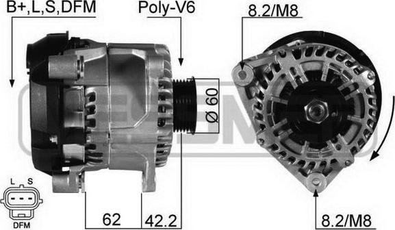 ERA 210365A - Alternator autospares.lv