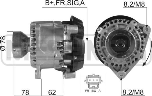 ERA 210366 - Alternator autospares.lv