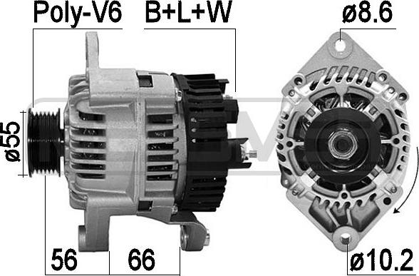 ERA 210368 - Alternator autospares.lv