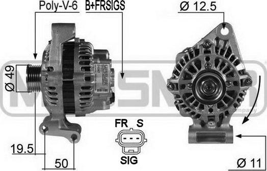 ERA 210367 - Alternator autospares.lv