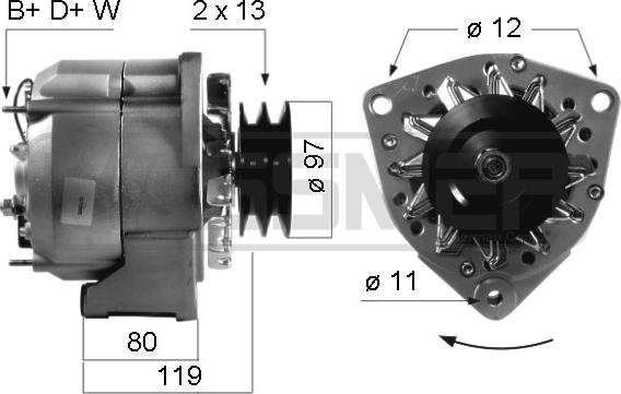 ERA 210306A - Alternator autospares.lv