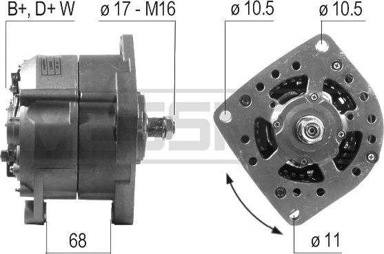 ERA 210301A - Alternator autospares.lv