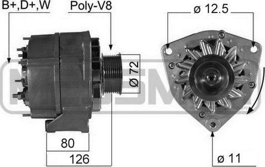 ERA 210307A - Alternator autospares.lv