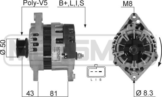 ERA 210389A - Alternator autospares.lv