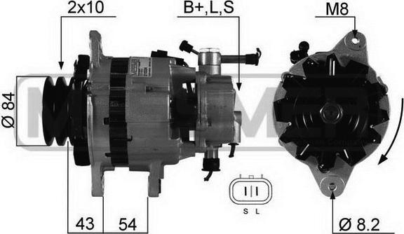 ERA 210334 - Alternator autospares.lv