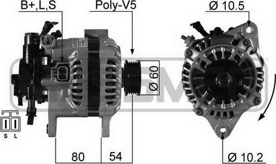 ERA 210333 - Alternator autospares.lv