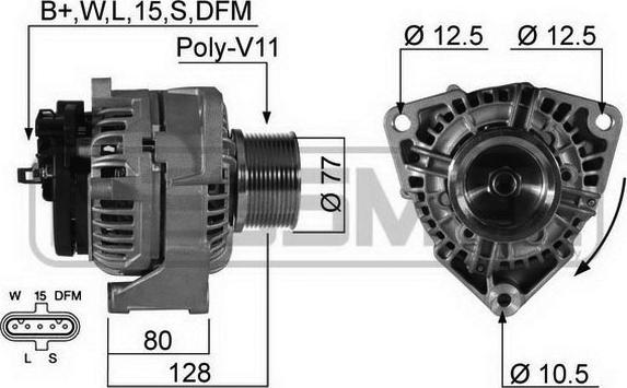 ERA 210329A - Alternator autospares.lv