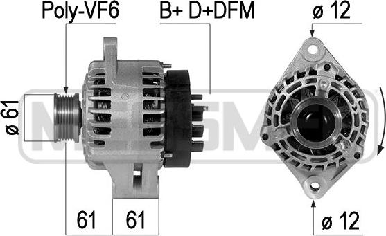 ERA 210325A - Alternator autospares.lv