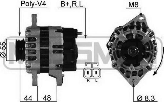 ERA 210374 - Alternator autospares.lv