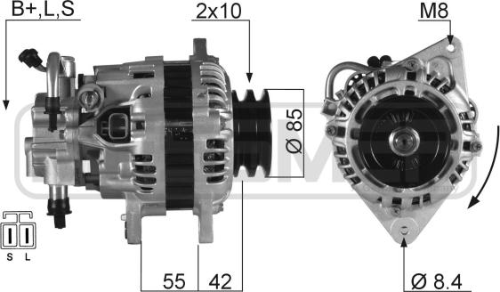 ERA 210371 - Alternator autospares.lv