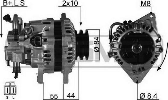 ERA 210372 - Alternator autospares.lv