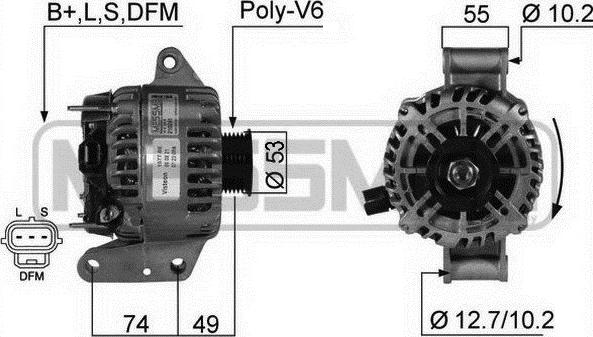 ERA 210241 - Alternator autospares.lv