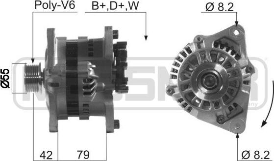 ERA 210253A - Alternator autospares.lv