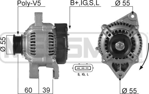 ERA 210266R - Alternator autospares.lv