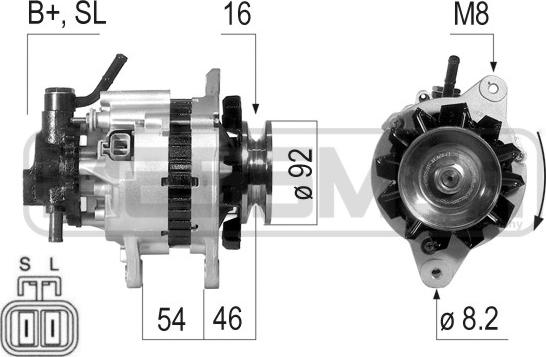 ERA 210262 - Alternator autospares.lv