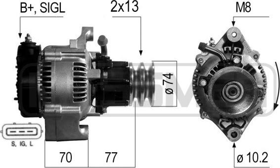 ERA 210267A - Alternator autospares.lv