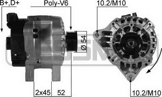 ERA 210205 - Alternator autospares.lv