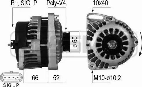 ERA 210206 - Alternator autospares.lv