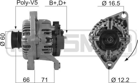 ERA 210201A - Alternator autospares.lv