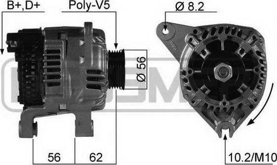 ERA 210218A - Alternator autospares.lv