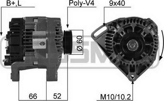 ERA 210284R - Alternator autospares.lv