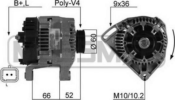 ERA 210285R - Alternator autospares.lv