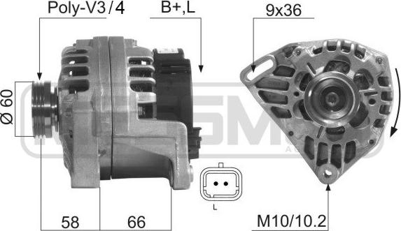 ERA 210286 - Alternator autospares.lv