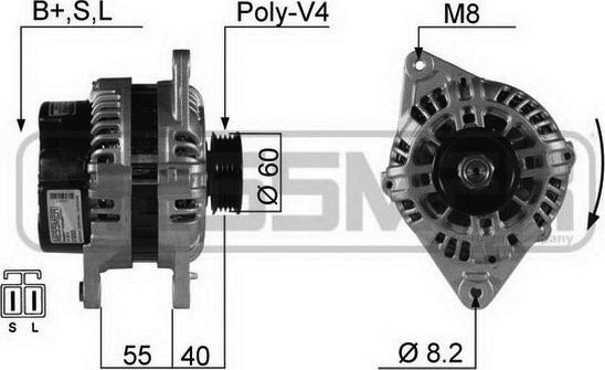 ERA 210283 - Alternator autospares.lv