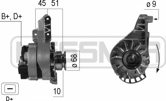 ERA 210232A - Alternator autospares.lv