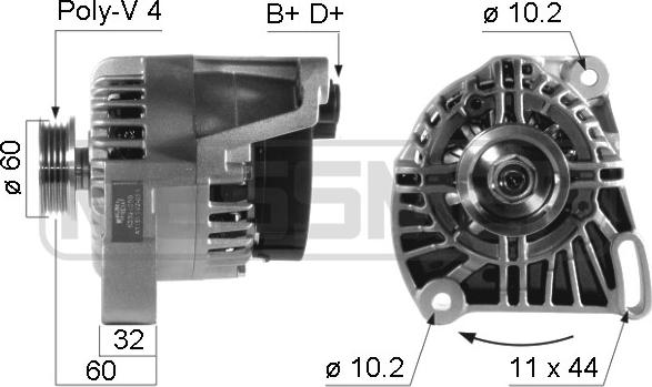 ERA 210237 - Alternator autospares.lv