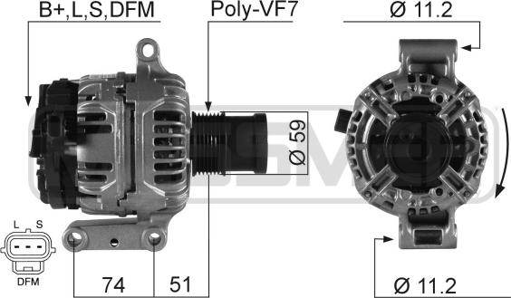 ERA 210278A - Alternator autospares.lv