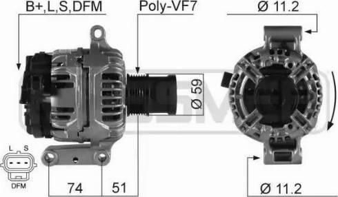 ERA 210278 - Alternator autospares.lv