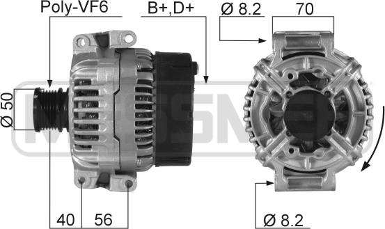 ERA 210272 - Alternator autospares.lv