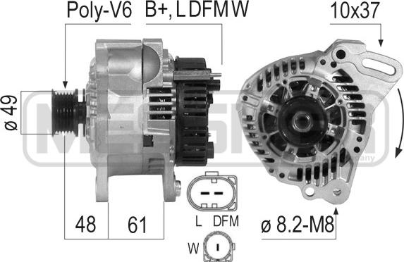 ERA 210795A - Alternator autospares.lv