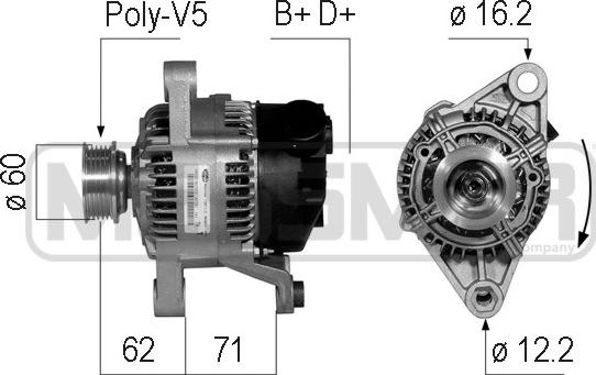 ERA 210741A - Alternator autospares.lv