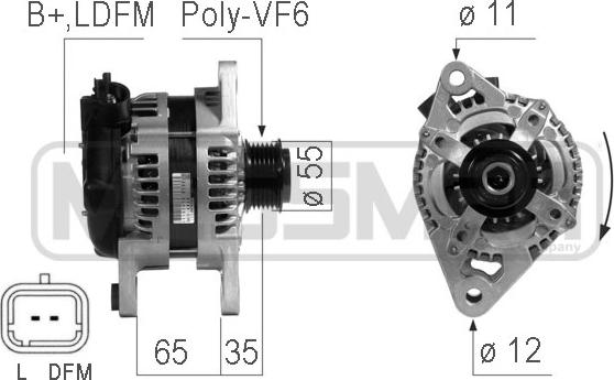 ERA 210754 - Alternator autospares.lv