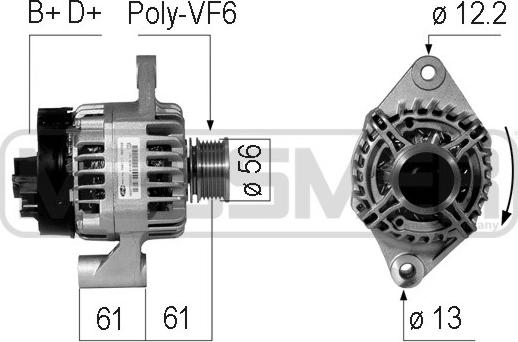 ERA 210758 - Alternator autospares.lv