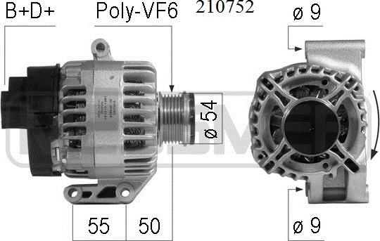 ERA 210752A - Alternator autospares.lv