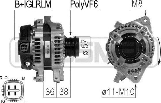 ERA 210764 - Alternator autospares.lv