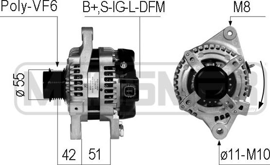 ERA 210766A - Alternator autospares.lv