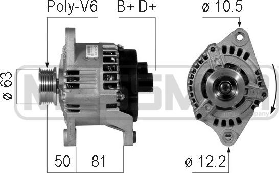 ERA 210760 - Alternator autospares.lv