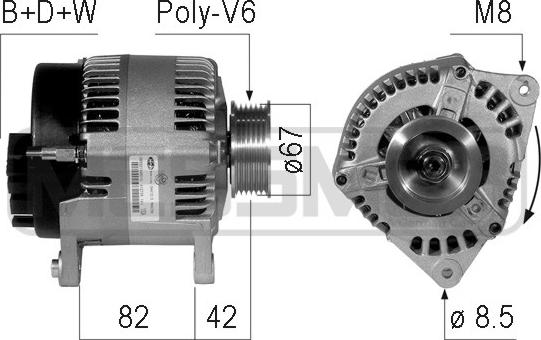 ERA 210761 - Alternator autospares.lv